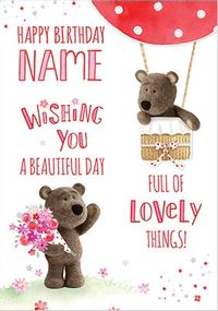 Tap to view Barley Bear Beautiful Day Personalised Birthday Card
