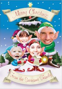Tap to view Christmas Elves Family of Four