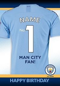 Tap to view Man City Fan Personalised Card
