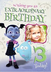 Tap to view Vampirina Ballerina - 3rd Birthday Photo Card