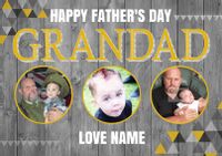 Tap to view Vintage Geometric - Father's Day Card Grandad