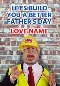 Tap to view Build a Better Father's Day Personalised Card