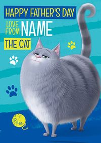 Tap to view Secret Life of Pets - From the Cat Personalised Father's Day Card