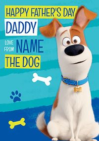 Tap to view Secret Life of Pets - From the Dog Personalised Father's Day Card