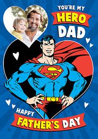 Tap to view Superman - You're My Hero Dad Personalised Card