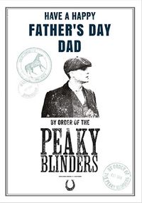Tap to view Peaky Blinders - Father's Day Personalised Card