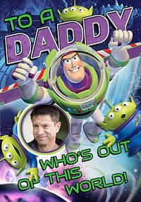 Tap to view To a Daddy who's out of this world! Father's Day Card