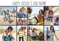 Tap to view Essentials - Father's Day card 9 Multi Photo Upload