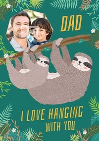 Tap to view Hanging With Dad Boy's Photo Father's Day Card