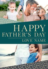 Tap to view Multi Photo Happy Father's Day Card