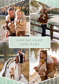 Tap to view Love You Daddy Photo Upload Father's Day Card
