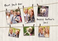 Tap to view Best Dad Ever Multi Photo Father's Day Card