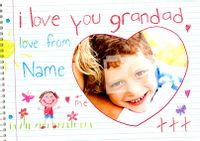 Tap to view Love From Me - Grandad From Boy Father's Day Card