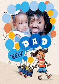 Tap to view Dad You are the Best Photo Father's Day Card