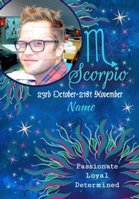 Tap to view Scorpio Birthday Photo Card