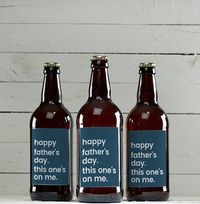 Tap to view Father's Day This Ones On Me Personalised Cider - Multi Pack