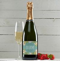 Tap to view Oh Boy! New Baby Personalised Champagne Brut