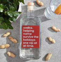 Tap to view Christmas One Sip Personalised Vodka