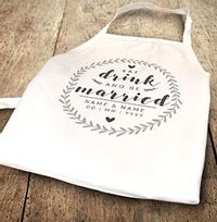 Tap to view Eat, Drink & be Married Personalised Apron