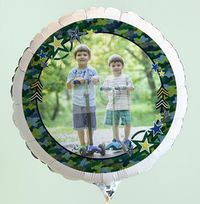 Tap to view Green Border Personalised Photo Balloon