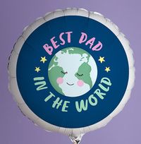Tap to view Best Dad In The World Personalised Balloon
