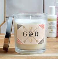 Tap to view Couple's Initials Personalised Candle