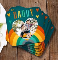 Tap to view Daddy Rainbow Photo Coaster