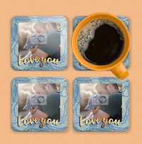 Tap to view Love You Photo Coaster