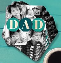 Tap to view DAD Multi Photo Coaster
