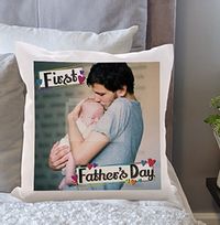 Tap to view First Father's Day Photo Cushion