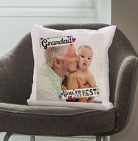 Tap to view Grandad You're The Best Photo Cushion
