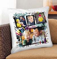 Tap to view Personalised 4 Photo Collage Cushion