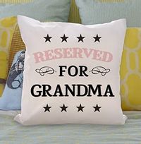 Tap to view Reserved for Grandma Personalised Cushion