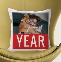 Tap to view Personalised Year Photo Cushion