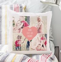 Tap to view Pink Heart Photo Collage Cushion