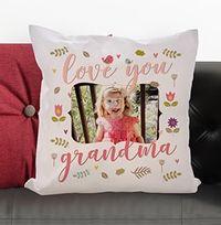 Tap to view Love You Grandma Photo Cushion