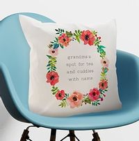 Tap to view Grandma's Spot Personalised Cushion