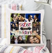 Tap to view Sisters Before Misters Photo Cushion