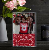 Tap to view Family Christmas Acrylic Full Photo Block - Portrait