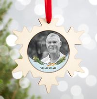 Tap to view Memorial Male Photo Tree Decoration