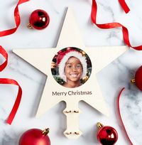 Tap to view Personalised Photo Tree Topper