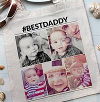 Tap to view Best Daddy Photo Personalised Tote Bag