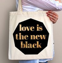 Tap to view Love is the New Black Tote Bag
