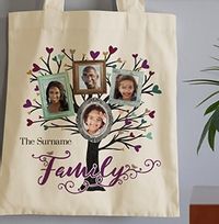 Tap to view Family Tree 4 Photo Tote Bag