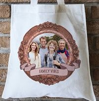 Tap to view Family Vibes Photo Tote Bag