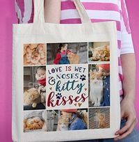 Tap to view Kitty Kisses Multi Photo Tote Bag