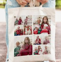 Tap to view Christmas 10 Photo Collage Tote Bag