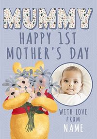 Tap to view Winnie The Pooh Boy's 1st Mother's Day Photo Card