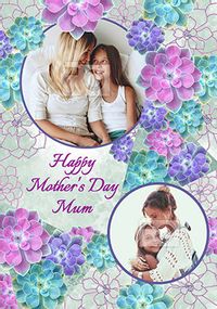 Tap to view Happy Mother's Day Bright Plants Photo Card