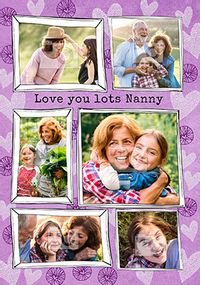 Tap to view Nanny Multi Photo Frame Card